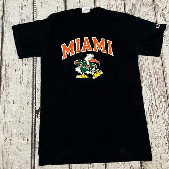University of Miami Hurricanes Champion NCAA Sports College Tee Tshirt - Picture 3 of 5